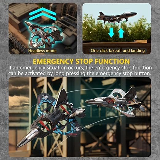 2.4GHz Remote Controlled L0712 RC Aeroplane with LED Lights, 80m Range, USB Charging,Ideal for Beginners, Children, and Adults, Indoor/Outdoor Flying Toy